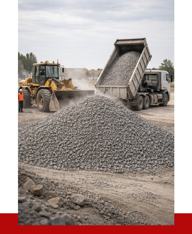 Купить щебень с доставкой в Верхнем Уфалее от 2559 руб. | ПРОНЕРУДВрф