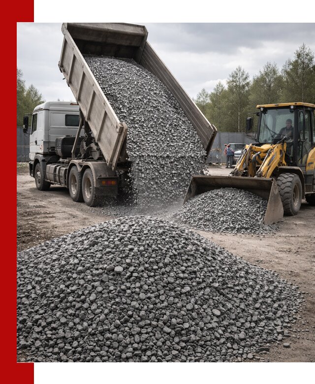 Доставка и продажа щебня гранитного в Верхнем Уфалее