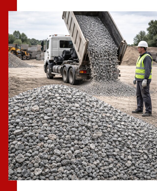 Доставка и продажа гранитного щебня фракции 5-20 в Верхнем Уфалее