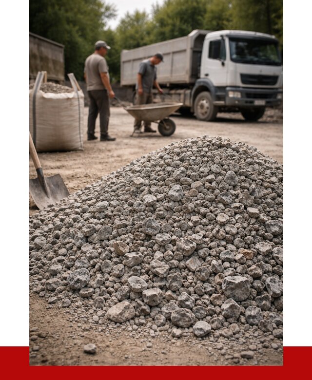 Гранитный щебень фракция 20-40 в Верхнем Уфалее от 3275 руб. ПРОНЕРУДВрф