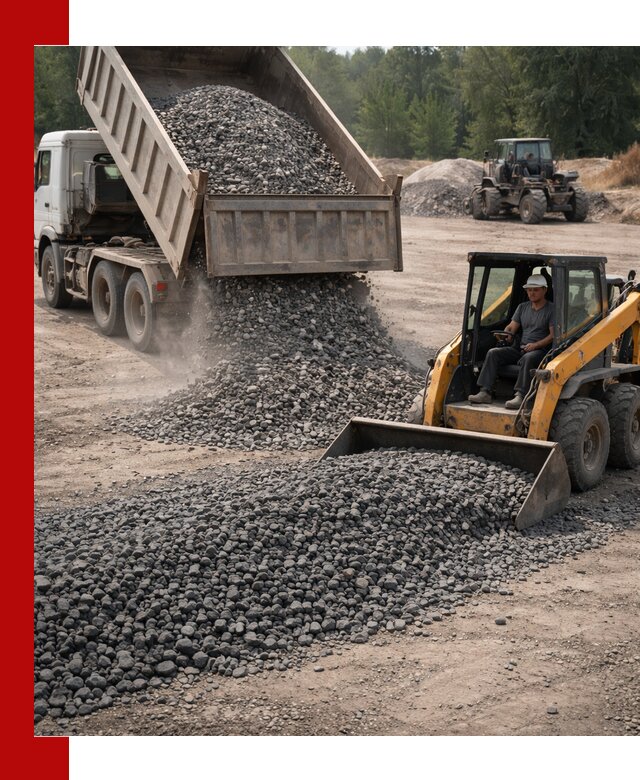 Гранитный щебень фракция 40-70 с доставкой в Верхнем Уфалее