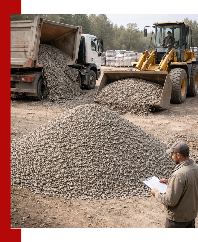 Гравийный щебень фракция 5–10 с доставкой в Верхнем Уфалее