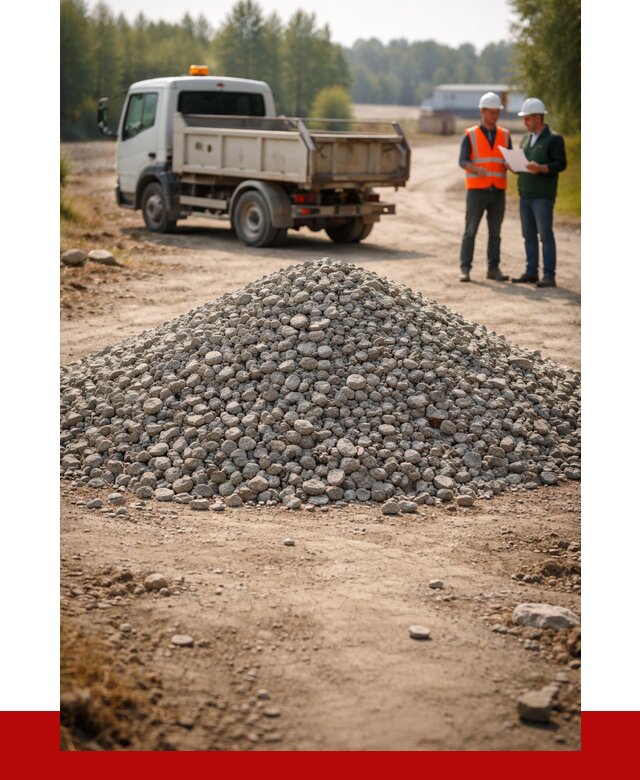 Гравийный щебень фракция 20-40 в Верхнем Уфалее от 1228 р. | ПРОНЕРУДВрф