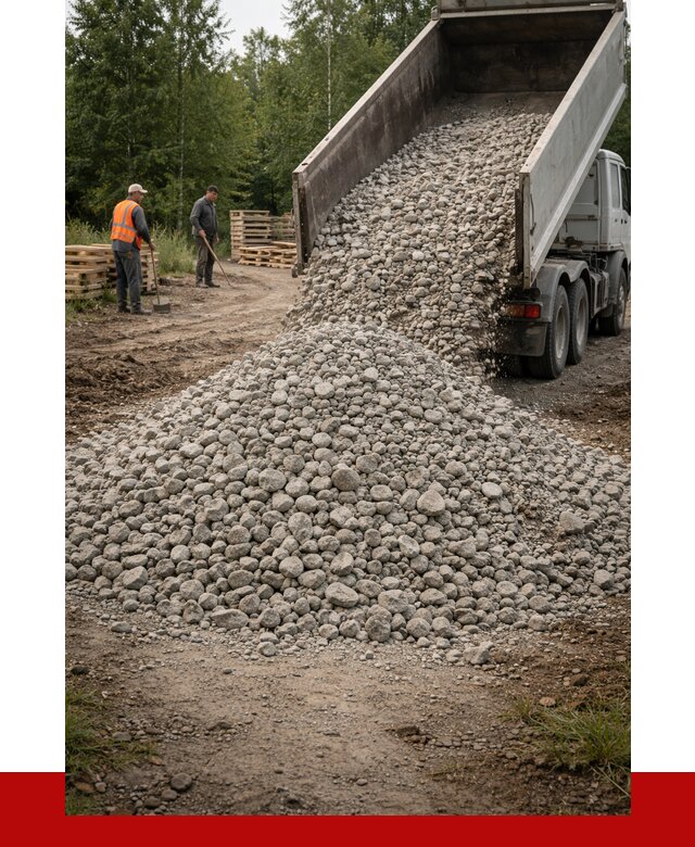 гравийный щебень фракция 70-120 в Верхнем Уфалее от 2507 р. ПРОНЕРУДВрф