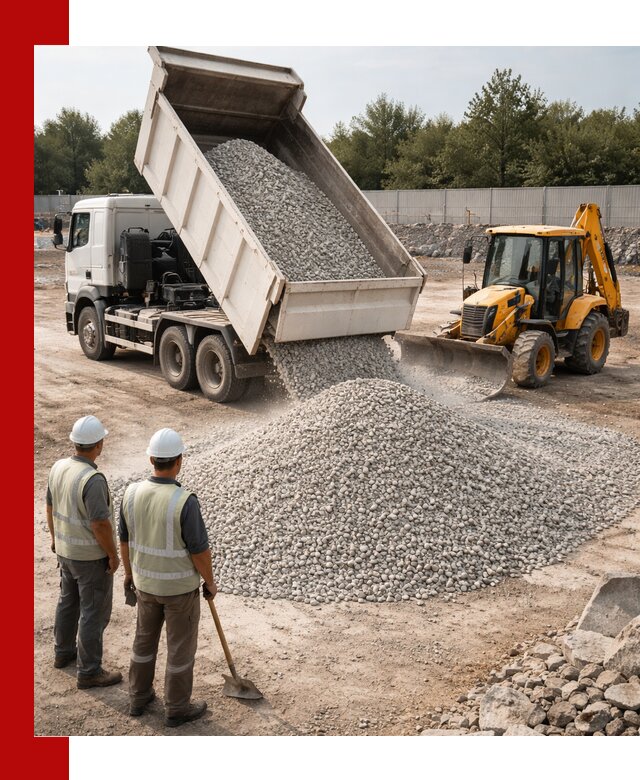 Купить известняковый щебень фракции 5–10 мм с доставкой в Верхнем Уфалее