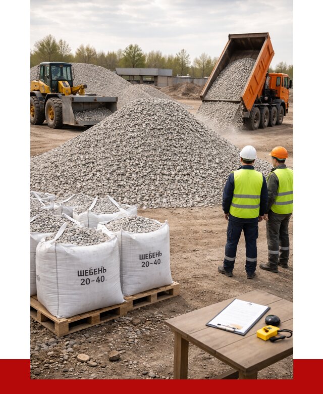 Известняковый щебень 20-40 в Верхнем Уфалее от 2149 р. ПРОНЕРУДВрф