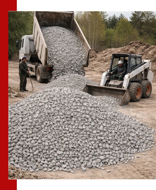Доставка доломитового щебня в Верхнем Уфалее напрямую от карьера
