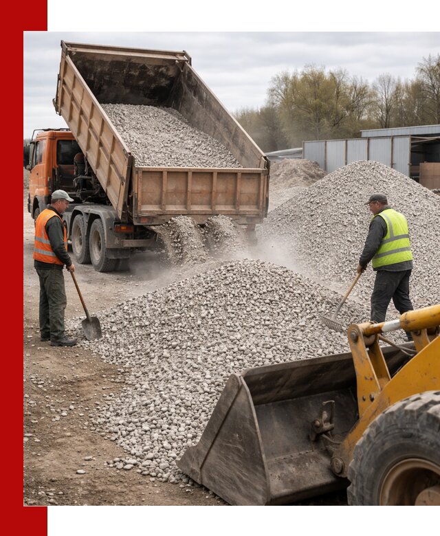 Доломитовый щебень фракции 5-20 с доставкой в Верхнем Уфалее