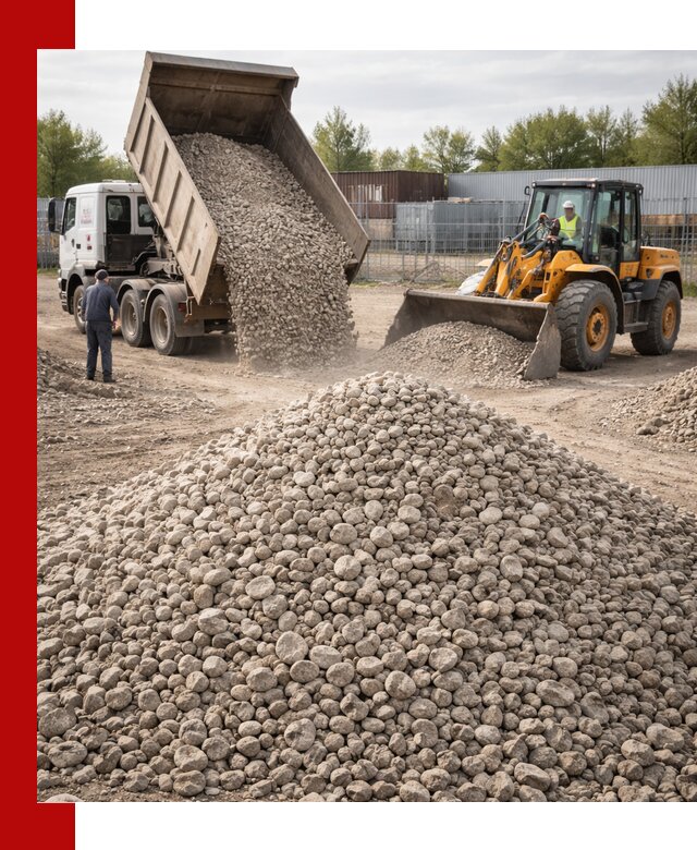 Доломитовый щебень фракции 20–41 с доставкой в Верхнем Уфалее