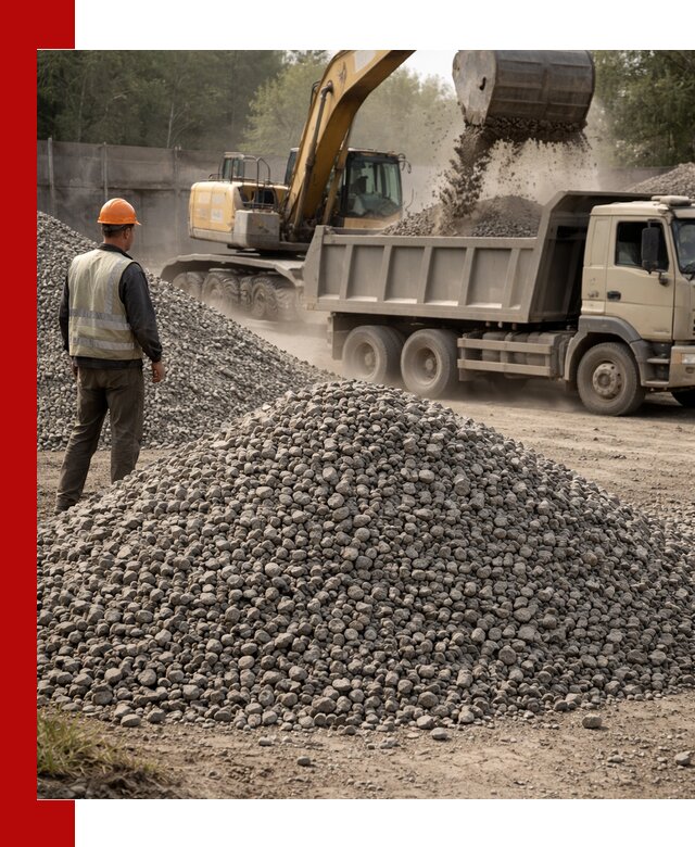Шлаковый щебень фракция 5-20 с доставкой в Верхнем Уфалее