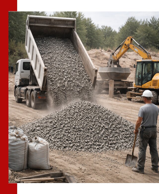 Доставка и продажа бетонного щебня в Верхнем Уфалее