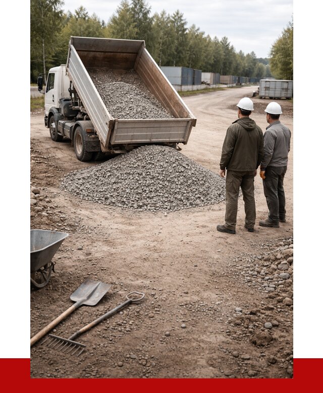 Бетонный щебень фракция 5-20 в Верхнем Уфалее от 3275 р., ПРОНЕРУДВрф