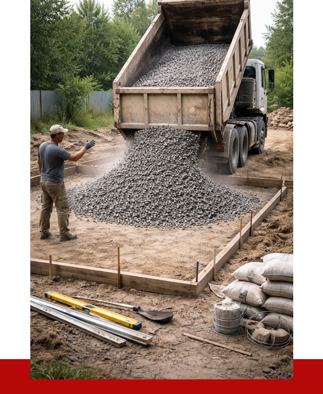Купить щебень для фундамента в Верхнем Уфалее от 4605 р. | ПРОНЕРУДВрф