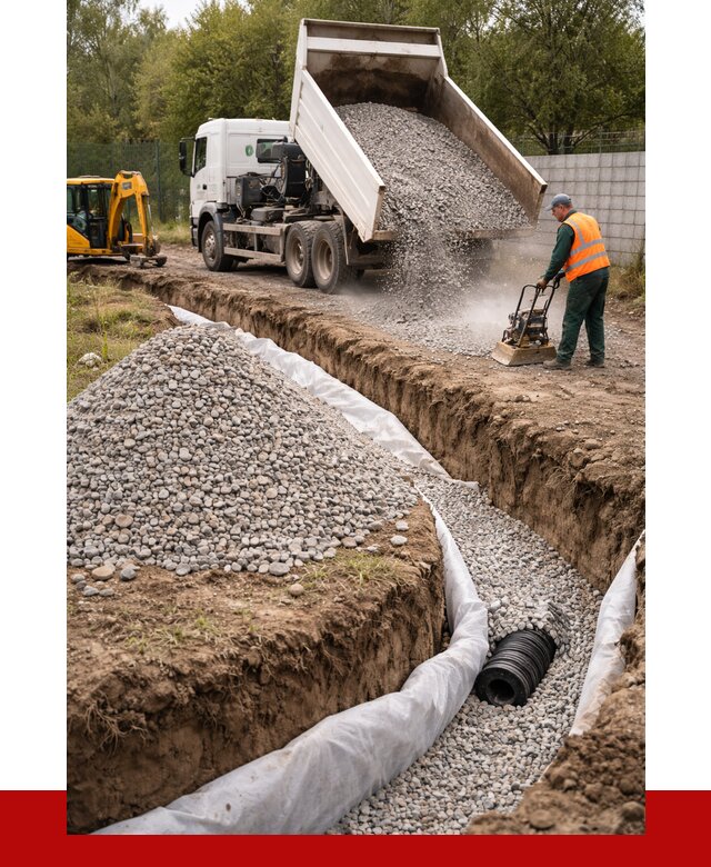 Щебень для дренажа в Верхнем Уфалее от 1893 р., ПРОНЕРУДВрф доставка