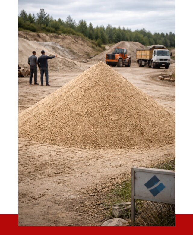 Карьерный песок навалом в Верхнем Уфалее от 1842 р. | ПРОНЕРУДВрф