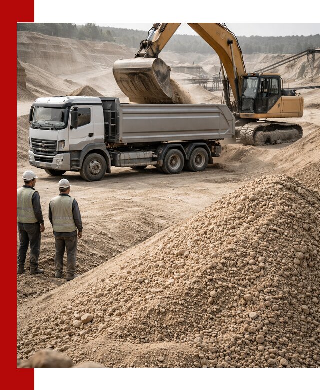 Карьерный крупнозернистый песок с доставкой в Верхнем Уфалее