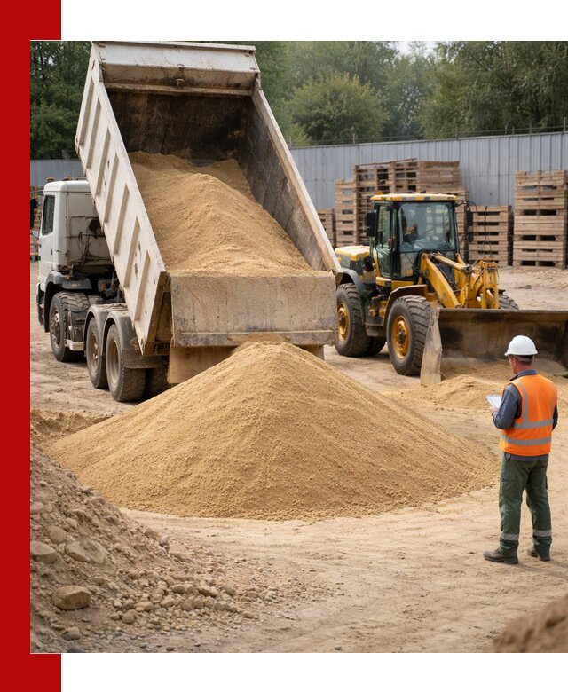 Доставка карьерного мелкозернистого песка в Верхнем Уфалее