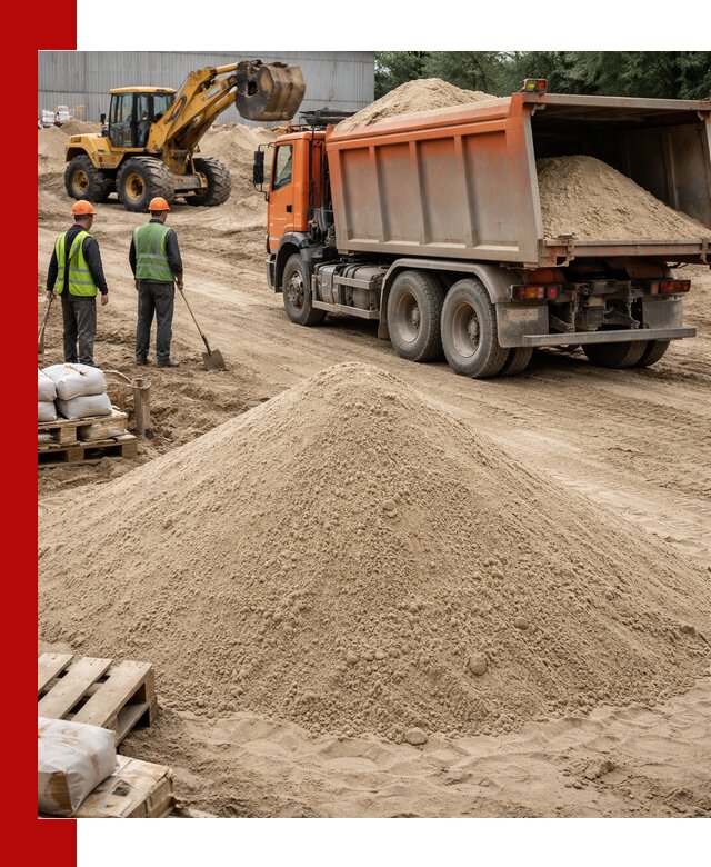 Доставка и продажа мытого речного песка в Верхнем Уфалее