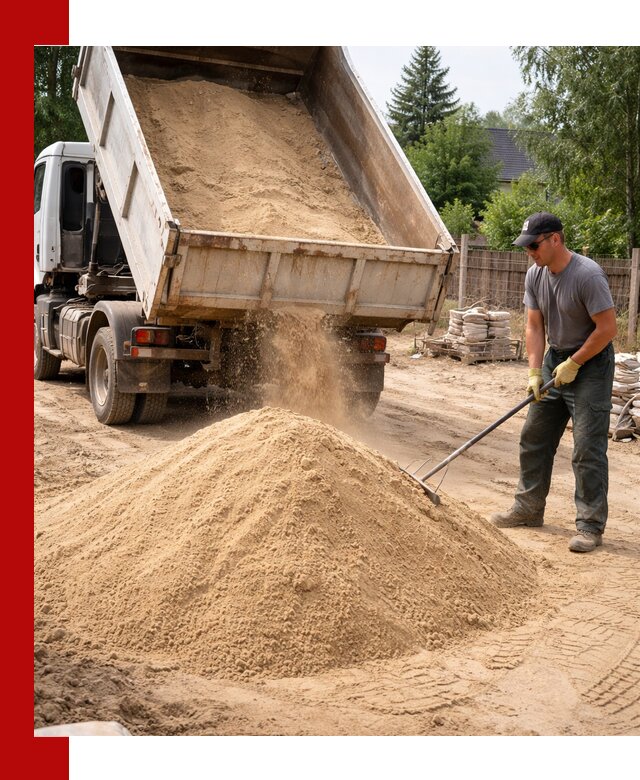 Доставка сухого песка самосвалами в Верхнем Уфалее