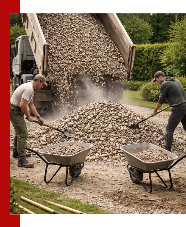 Доставка и продажа декоративной гальки в Верхнем Уфалее