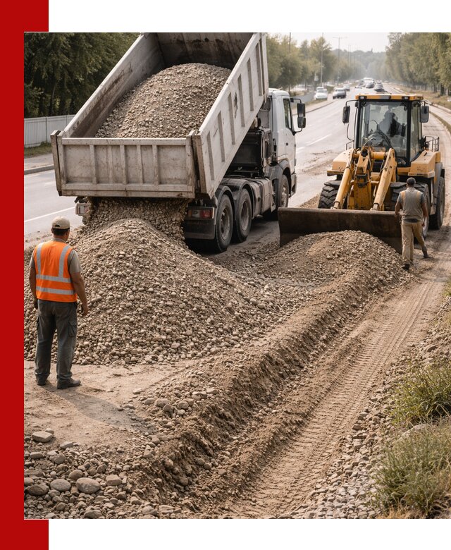 Опгс для устройства дорог и подсыпки в Верхнем Уфалее