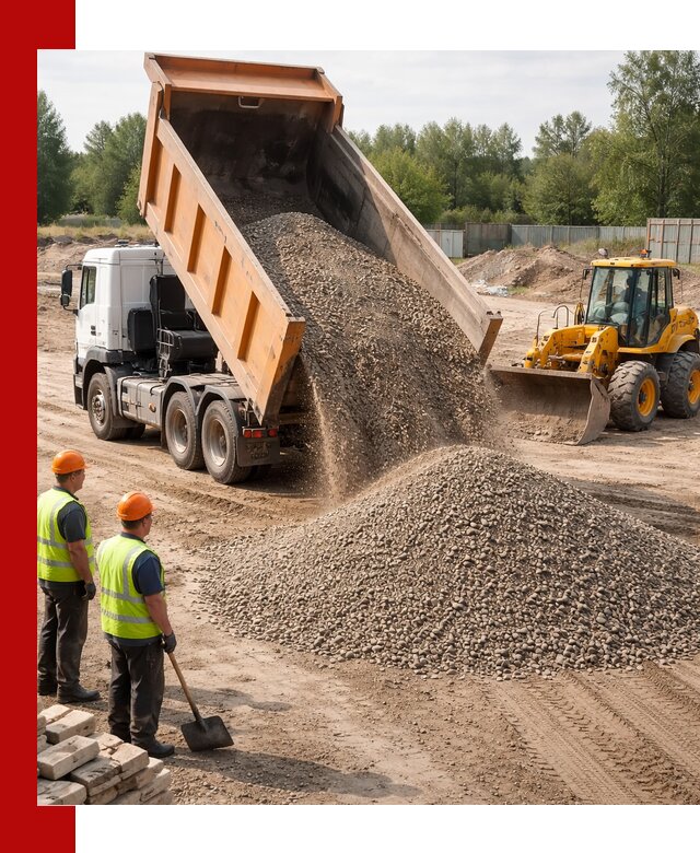 Доставка щебёночно-песчаной смеси ЩПС С7 в Верхнем Уфалее