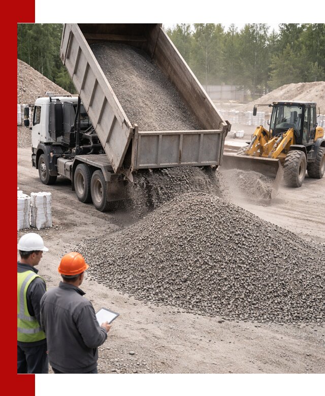 Доставка и продажа гранитного отсева 0-10 в Верхнем Уфалее