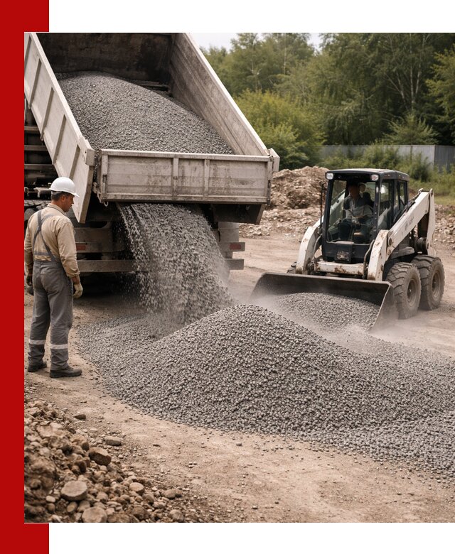 Доставка гравийного отсева 0-5 в Верхнем Уфалее оптом и в розницу