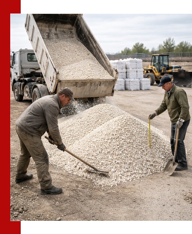 Мраморная крошка с доставкой и разгрузкой в Верхнем Уфалее