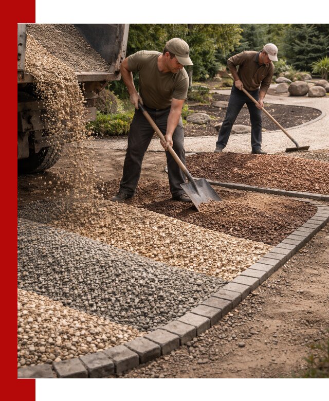 Декоративная крошка для ландшафта в Верхнем Уфалее — продажа и доставка