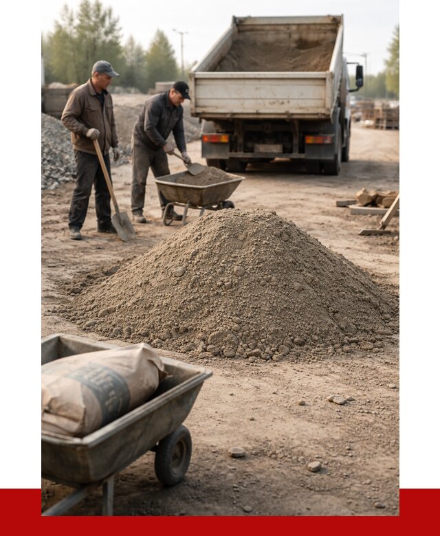 Цементно-песчаная смесь М150 в Верхнем Уфалее от 4810 р. | ПРОНЕРУДВрф