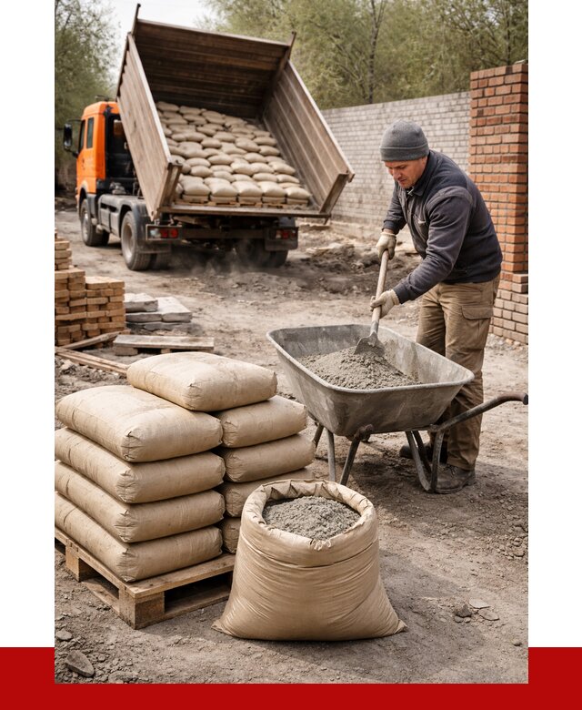 Купить сухую смесь для кладки в Верхнем Уфалее от 1228 р. | ПРОНЕРУДВрф