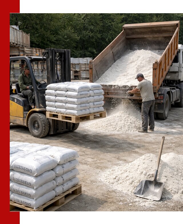 Доставка строительной извести оптом и в розницу в Верхнем Уфалее