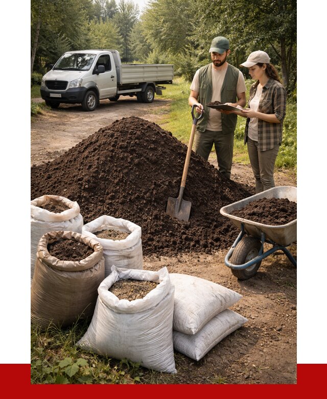 Купить грунт с доставкой в Верхнем Уфалее от 4605 р. за м3 | ПРОНЕРУДВрф