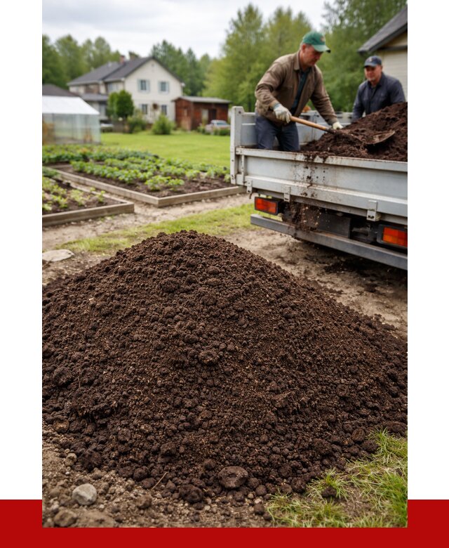 Плодородный грунт в Верхнем Уфалее с доставкой от 4298 р. | ПРОНЕРУДВрф