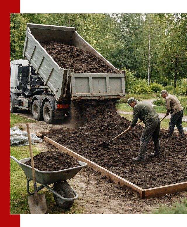 Доставка грунта для озеленения и благоустройства в Верхнем Уфалее