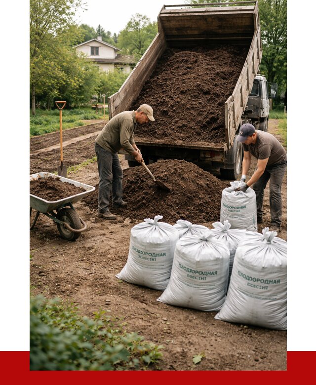 Плодородная смесь в Верхнем Уфалее от 4298 р./куб с доставкой | ПРОНЕРУДВрф