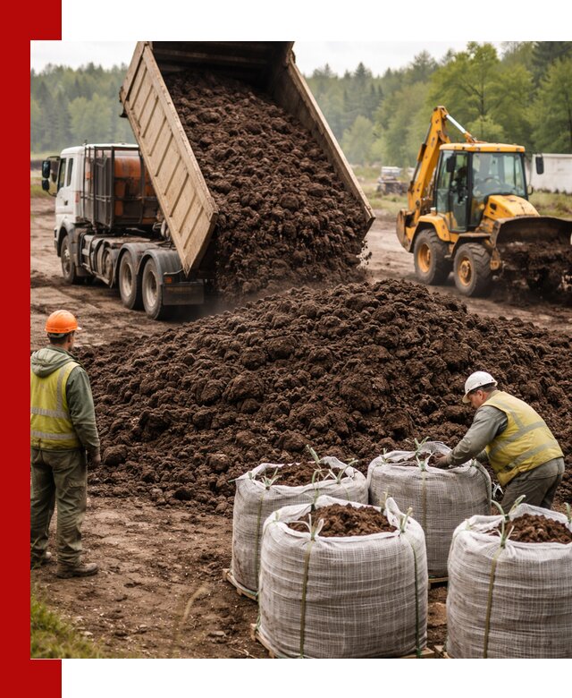 Доставка нейтрального торфа в Верхнем Уфалее оптом и в розницу