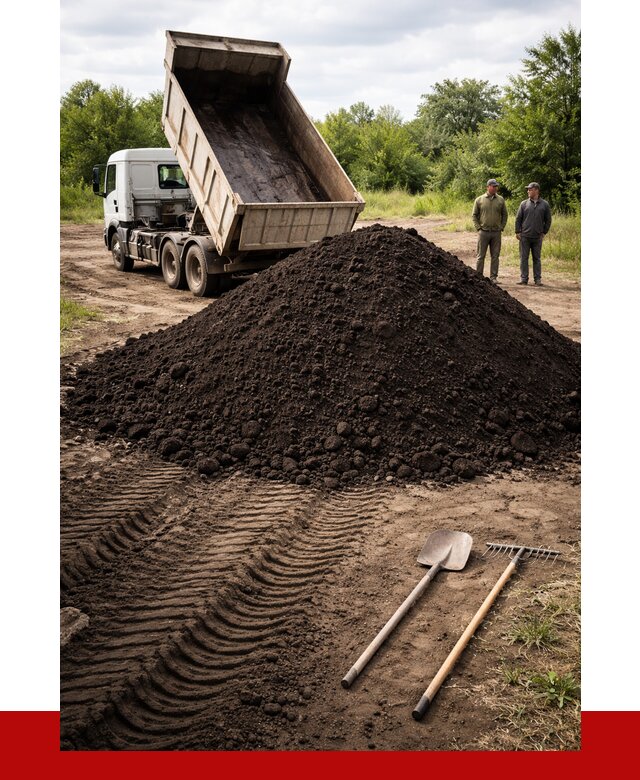 Купить чернозем навалом в Верхнем Уфалее от 1228 р. за куб | ПРОНЕРУДВрф