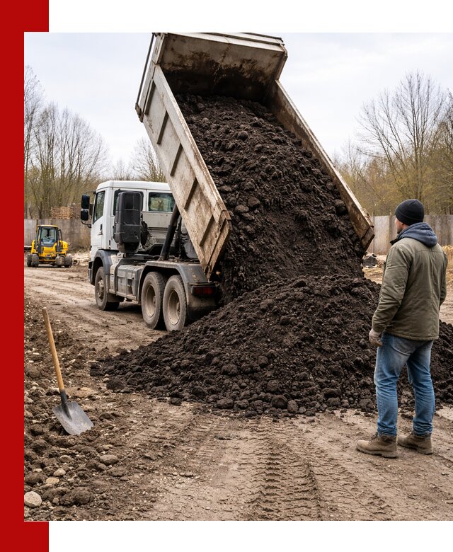 Доставка чернозема навалом в Верхнем Уфалее быстро и выгодно