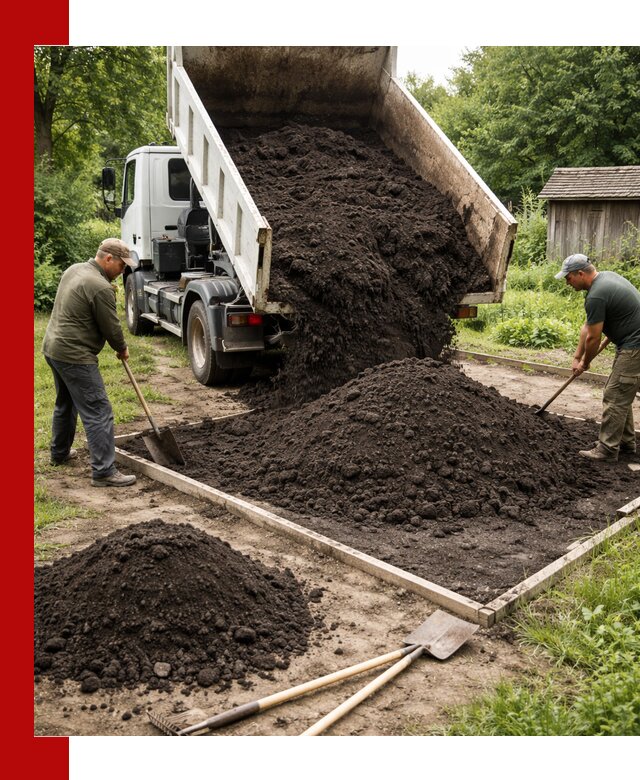 Купить чистый чернозем для огорода с доставкой в Верхнем Уфалее