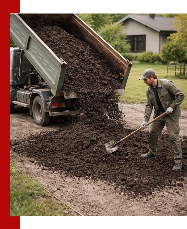 Чернозем для газона с доставкой в Верхнем Уфалее быстро и качественно