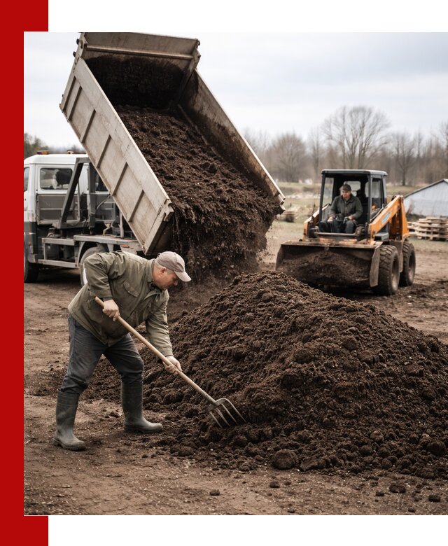 Доставка и продажа перегноя в Верхнем Уфалее быстро и дешево