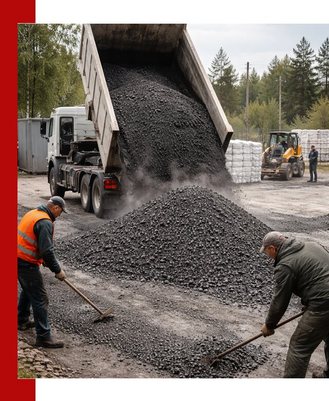 Доставка и продажа асфальтного гранулята в Верхнем Уфалее