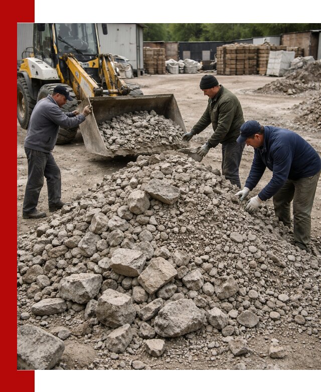 Демонтаж и вывоз бой бетона в Верхнем Уфалее