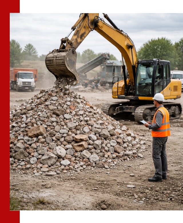 Доставка и вывоз строительного боя в Верхнем Уфалее