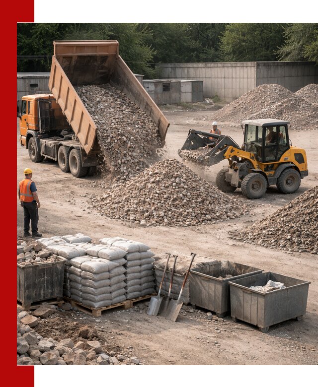 Вторичные материалы для отсыпки в Верхнем Уфалее — поставка и доставка