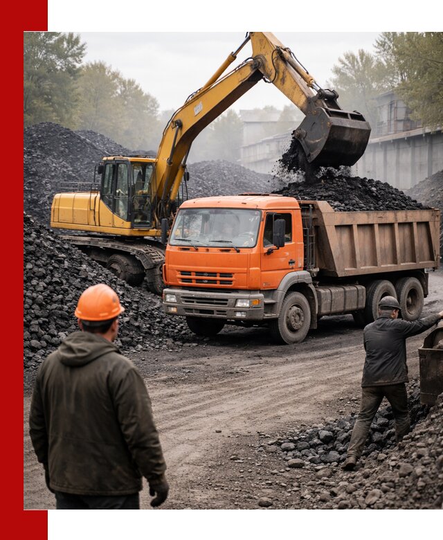 Доставка угля автотранспортом в Верхнем Уфалее быстро и выгодно