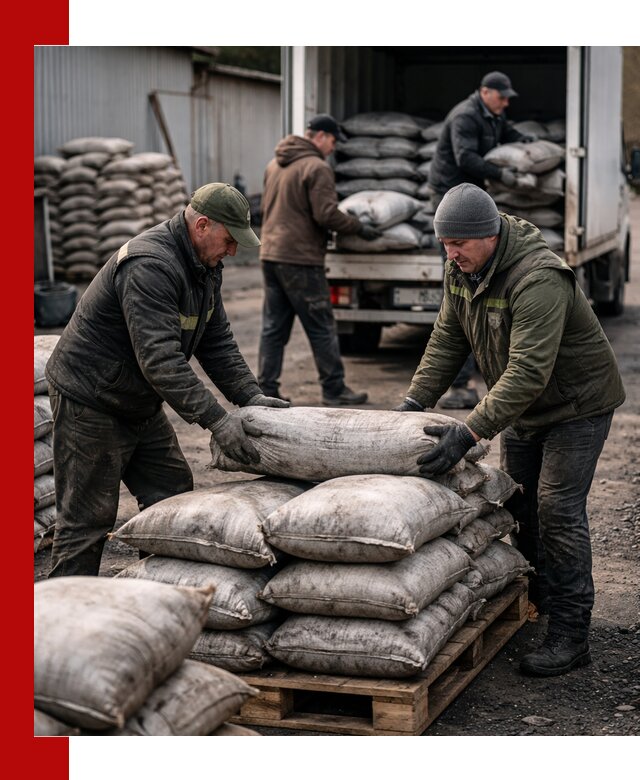 Доставка угля в мешках по выгодным ценам в Верхнем Уфалее