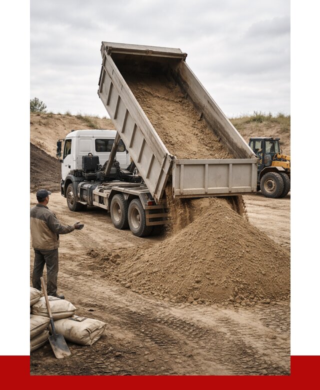 Доставка самосвалом 20 кубов в Верхнем Уфалее от 7676 р. | ПРОНЕРУДВрф